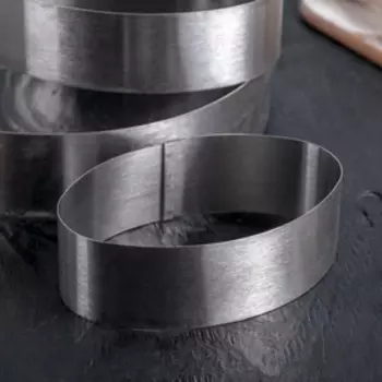 Набор форм для выпечки «Овал», 3 шт, 2317,55 см, цвет хромированный