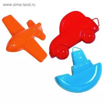 Набор формочек "Транспорт", МИКС