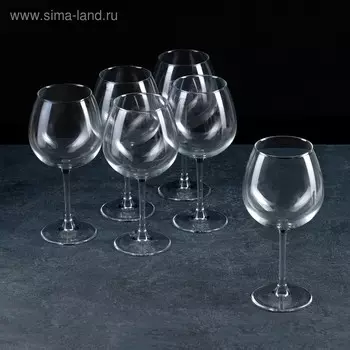 Набор стеклянных бокалов для вина «Энотека», 780 мл, 6 шт