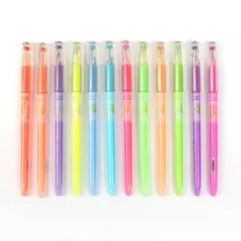 Набор гелевых ручек "Кристалл", 12 цветов, в пластиковой коробке