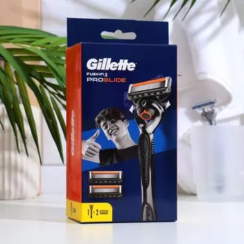 Набор Gilette Fusion ProGlide Flexball бритва с 1 сменной кассетой + сменные кассеты, 2 шт.
