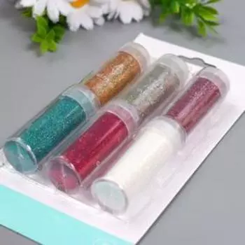 Набор глиттера WRMK "Glue Quil" 6 шт