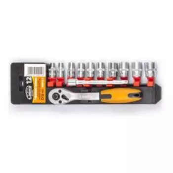 Набор головок с трещоткой LAVITA LA 500012-2, 1/4", 12 предметов, на держателе