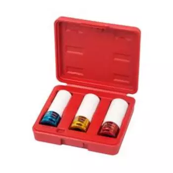 Набор головок ударных глубоких ROSSVIK ЕК000013473, 1/2", 17,19,21 мм