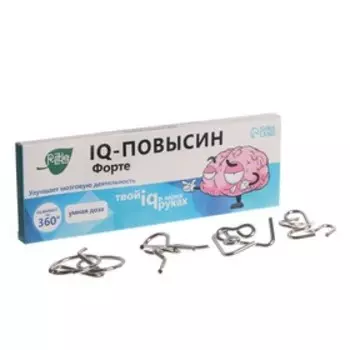 Металлические головоломки «IQ-повысин», набор 4 шт.