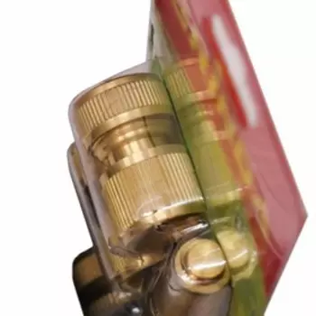 Набор GRINDA поливочный, латунный: наконечник регулируемый, 2 соединителя, адаптер