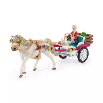 Набор Horse Club «Поездка в карете в кафе Rider», Schleich