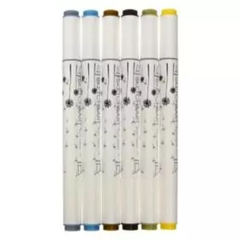 Набор художественных маркеров 6 цветов SKETCH ART "Архитектурный"