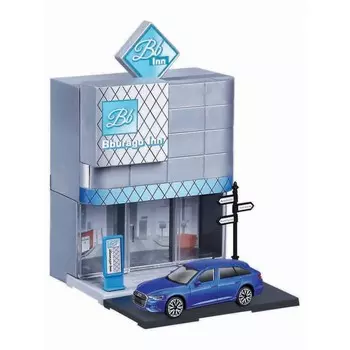 Набор игровой Bburago «Построй свой город! Отель», с машинкой Street Fire, 1:43