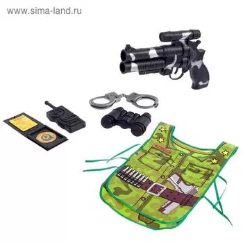 Набор игровой «Настоящий защитник», 6 предметов, МИКС