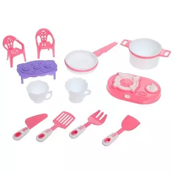 Игровой набор посуды, в пакете