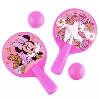 Ракетки 812 см, 2 мячика, Минни Маус, Disney