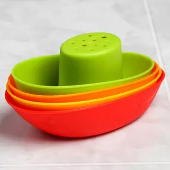 Игрушки для ванны Крошка Я «Кораблики», стаканчики, в наборе 4 шт.