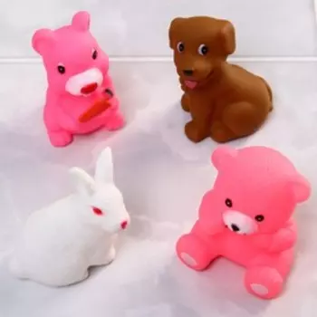 Резиновые игрушки для ванны Крошка Я «На острове», с пищалкой, 10 шт.