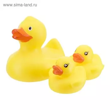 Набор игрушек для ванны «Уточки», 3 шт.