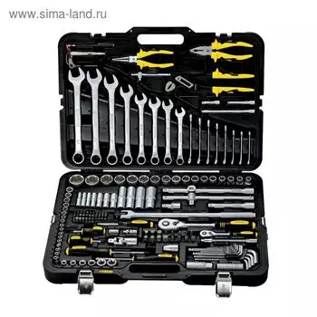 Набор инструментов BERGER BG151-1214, универсальный, 1/4", 1/2", 151 предмет, кейс