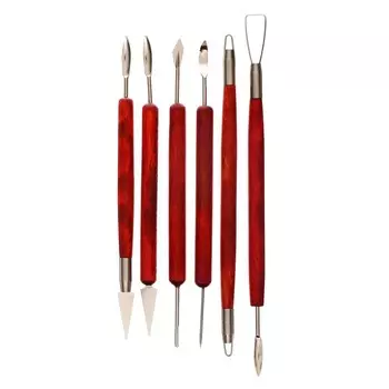 Набор инструментов для лепки, 6 штук