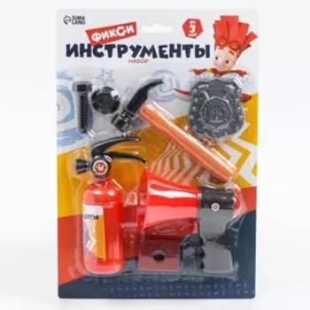 Набор инструментов ФИКСИКИ "Фикси Инструменты пожарника" 7 предметов