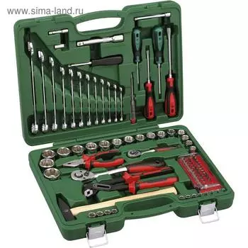 Набор инструментов "СТАНКОИМПОРТ" НАБ.14.12.87, 87 предметов, пластиковый кейс
