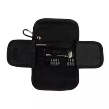 Набор инструментов ТУНДРА, подарочный чехол с карабином, 19 предметов