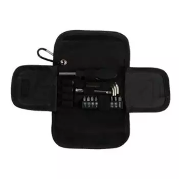 Набор инструментов ТУНДРА, подарочный чехол с карабином, 19 предметов