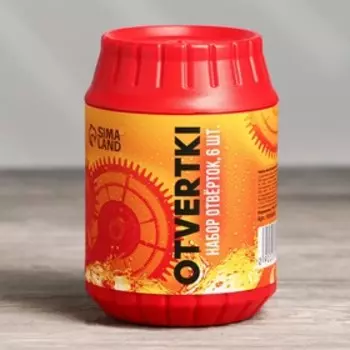 Подарочный набор инструментов в банке Otvertki, 6 предметов