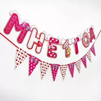 Гирлянда бумажная на люверсах «Мне 1 год», 105 см