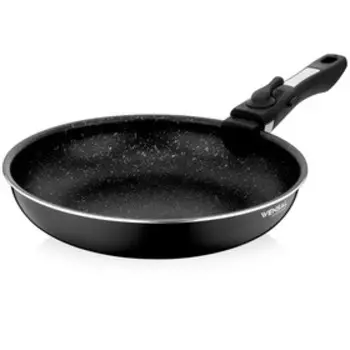 Набор из 3-х сковород со съёмной ручкой, 24 × 26 × 28 см, Vensal Module