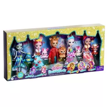 Набор из 5 кукол Энчантималс «Королевские друзья», с питомцами