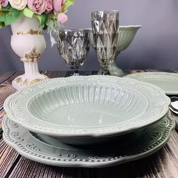 Набор глубоких тарелок Lenardi «Бавария», d=23 см, 6 шт