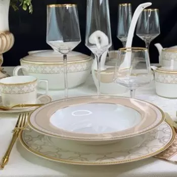 Набор из 6 глубоких тарелок Lenardi, d=23 см