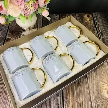 Набор кружек Lenardi, 300 мл, 6 шт