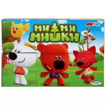 Набор из 6-ти кубиков «Ми-Ми-Мишки»