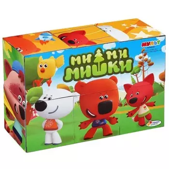 Набор из 6-ти кубиков «Ми-Ми-Мишки»