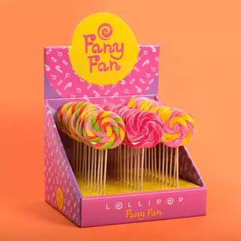 Набор Карамель леденцовая Диск, со вкусами манго, малина, дыня, 1080 г