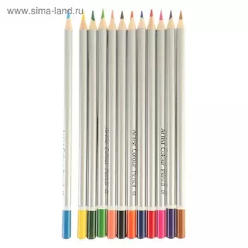 Набор Карандашей, 60 шук, в металлическом пенале (12-чёрнографитные, 2В-8Н, 12-угольные., 12-цв., металлические, 12-цв., акварельные., 12-цв.)