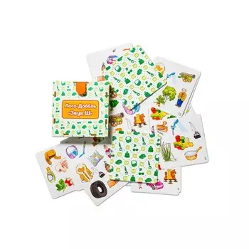 Набор карточек «Лого-доббль. Звук Ш»