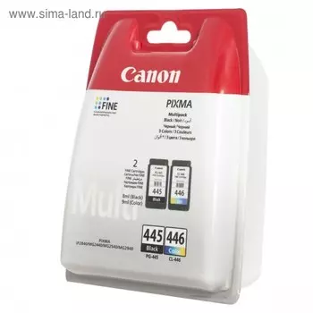 Набор картриджей, струйный Canon PG-445/CL-446 8283B004 черный и многоцветный