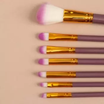 Набор кистей для макияжа «Neon Brush», 7 предметов, цвет МИКС