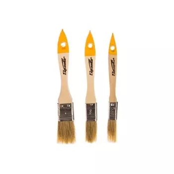 Набор кистей Sparta 841115, плоские, 1/2", 3/4", 1", 3 шт.