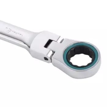 Набор ключей комбинированных GROSS 14891, с трещоткой, 8 - 19 мм, 7шт, шарнирные