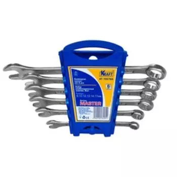 Набор ключей комбинированных Master KRAFT KT700760, 6 шт, 8-17 мм