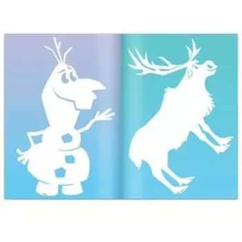 Книжки - вырезалки «Украшения для окон», набор 2 шт. по 24 стр., А4, Холодное сердце