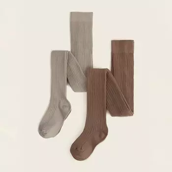 Набор колготок детских SL Home 2 пары, рост 68-74 см, молочн/беж