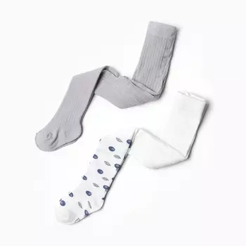 Колготки детские Крошка Я Blueberry 2 пары, р. 68-74 см