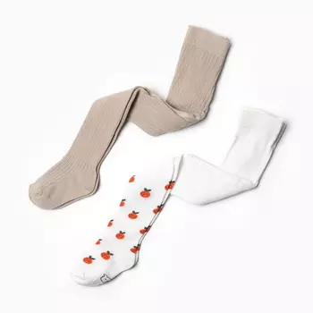 Колготки детские Крошка Я Oranges 2 пары, р. 86-92 см