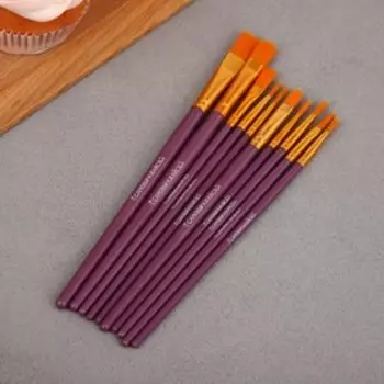 Набор кондитерских кистей «Самовыражайся», 10 шт