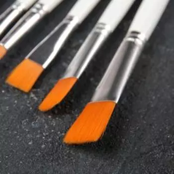 Набор кондитерских кисточек для декорирования Доляна «Ларсон», 10 шт., белый