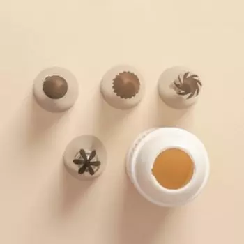 Набор кондитерский, 7 предметов: 2 мешка, 4 насадки d=2.5 см, адаптер