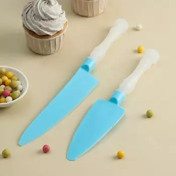 Набор кондитерский «Изящный», 28×10,5 см, 2 предмета: лопатка и нож